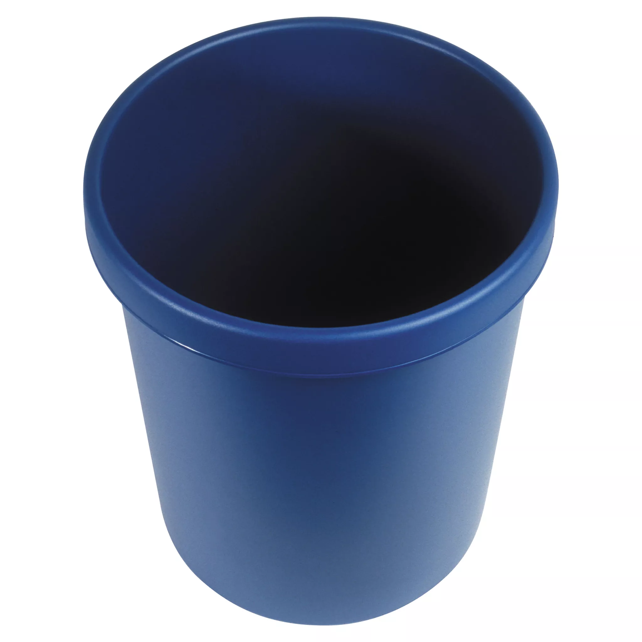 Helit Großraum-Papierkorb 45 Liter – stabiler Kunststoff – blau