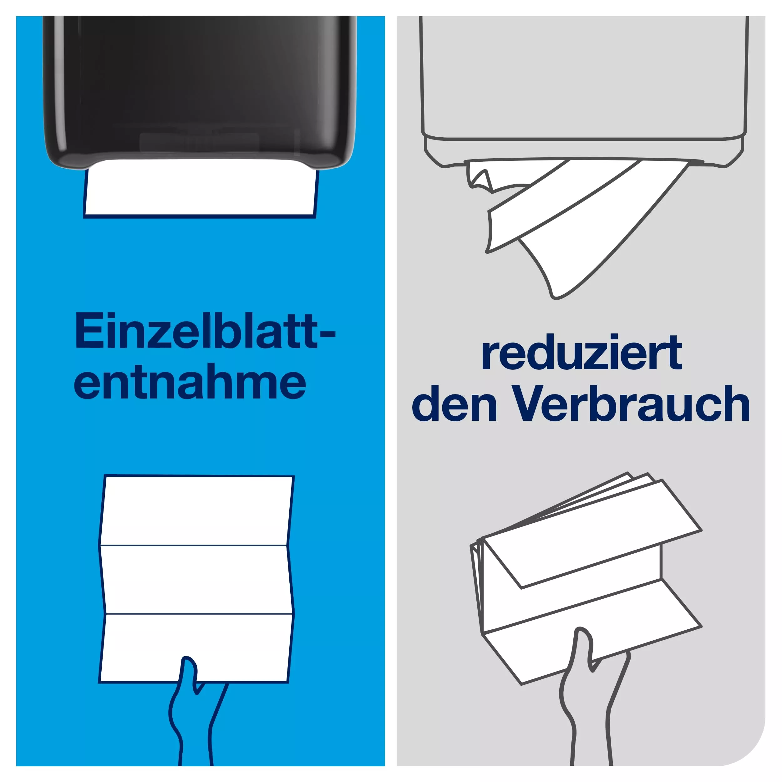 Tork PeakServe® Spender für Endlos™-Papierhandtücher Weiß H5, hohe Kapazität, Elevation Design, 552500