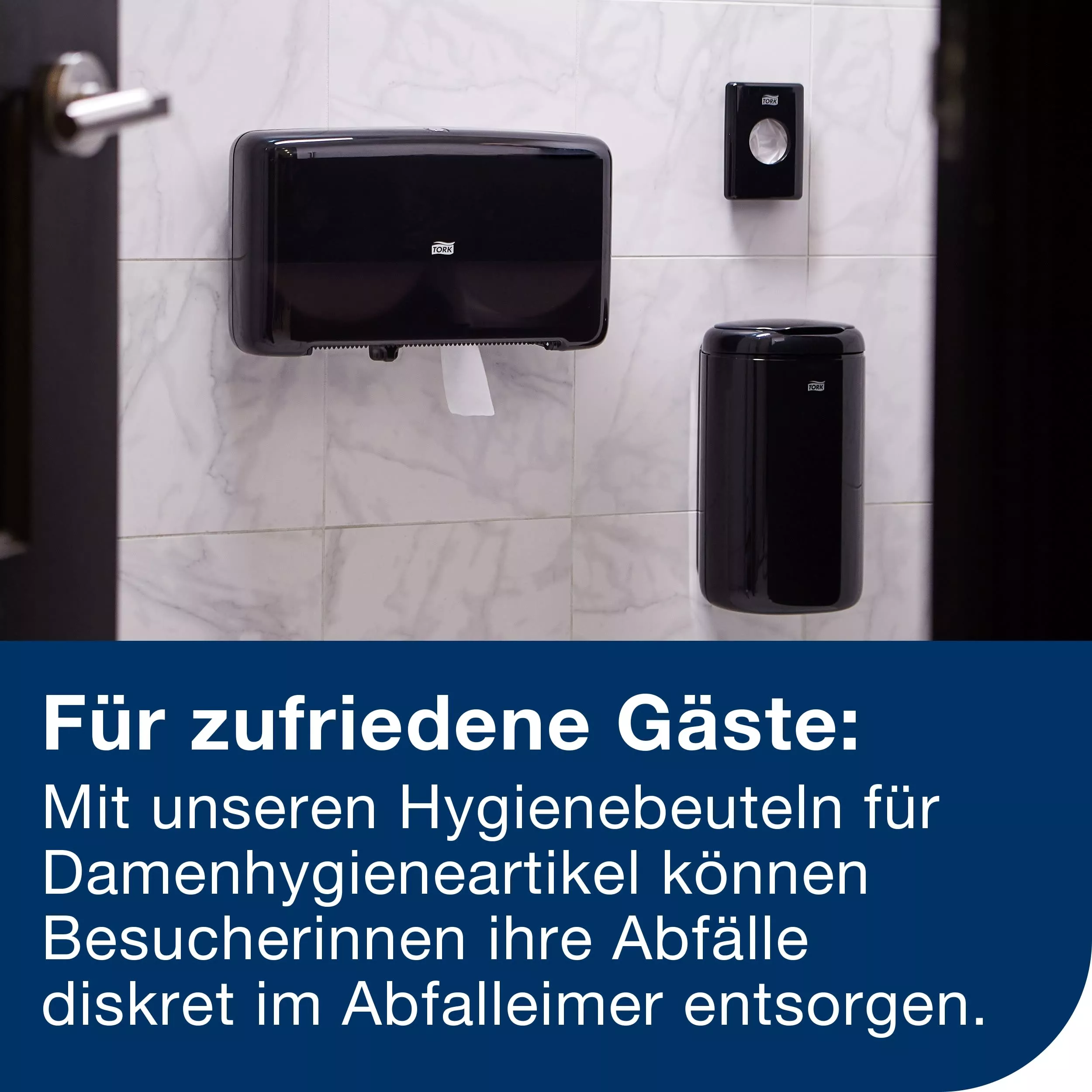 Tork 1,4 l Hygienebeutel Weiß, zur Entsorgung von Hygieneartikeln, 48 Packs á 25 Beutel, 204041