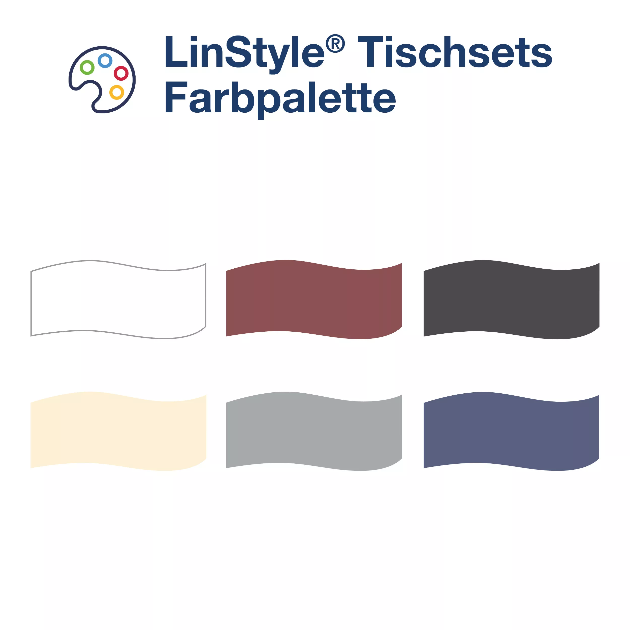 Tork LinStyle® Tischset Schwarz, 39 cm × 30 cm, 5 × 100 Tischsets, 474405