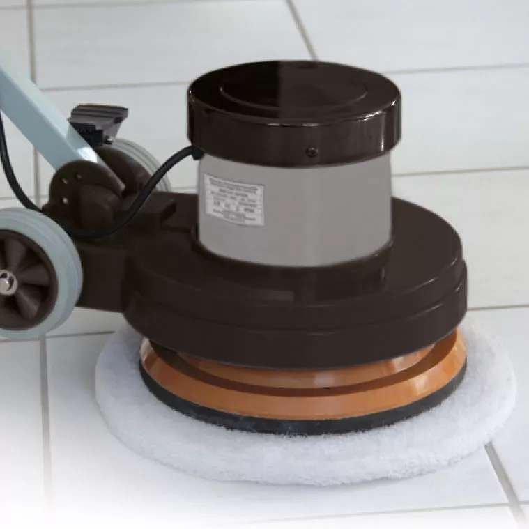 Sprintus Einscheibenmaschine EEM 13 R im Set inkl. Scheuer- und Shamponierbürste und Pad-Treibteller