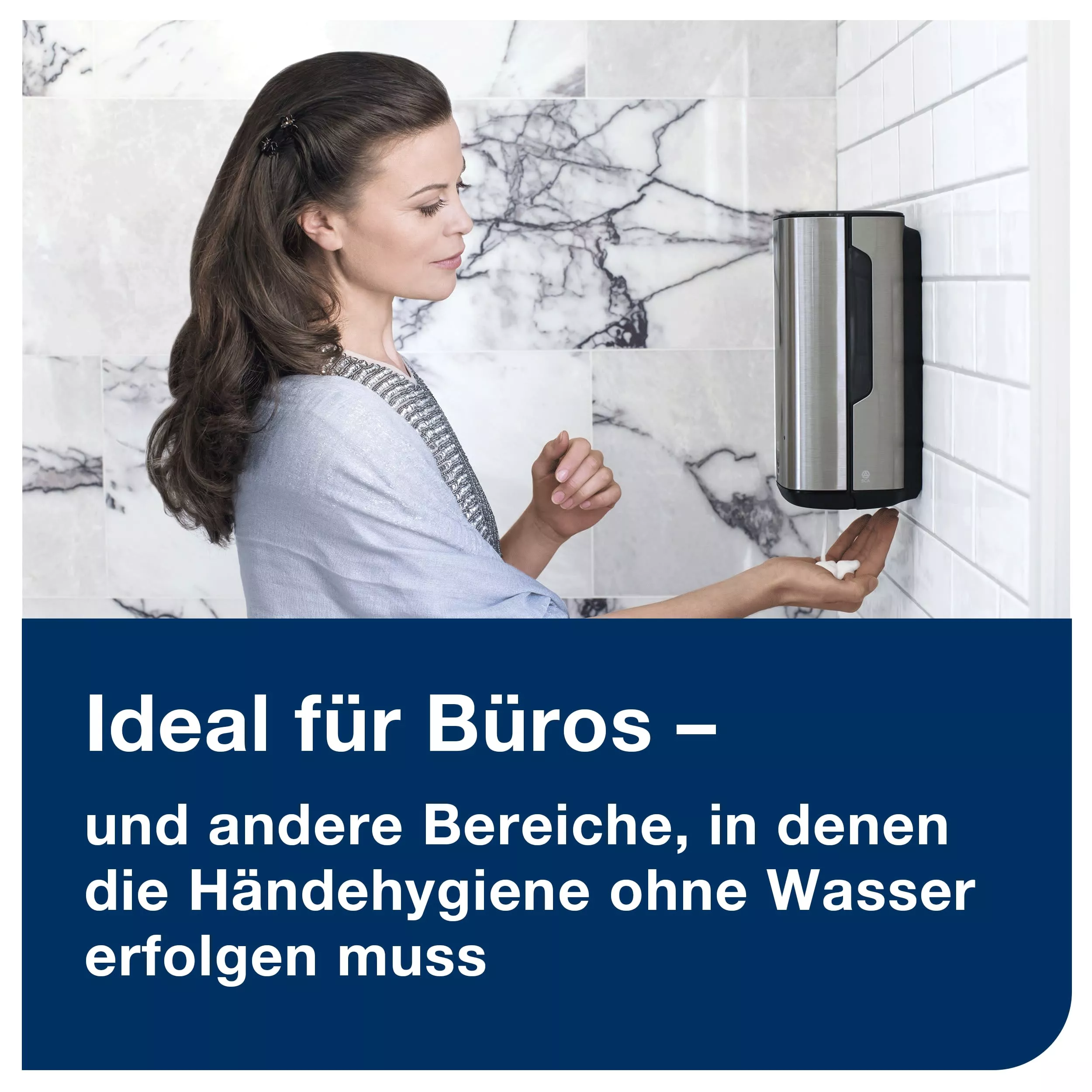 Tork Desinfizierender Hand Alkohol Schaum S4, dermatologisch getestet, 6 x 1000 ml, 520102