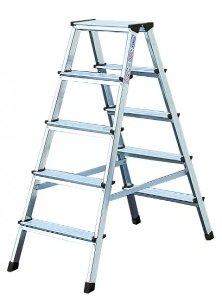 Krause STABILO Stufen-Doppelleiter 2x5 Stufen