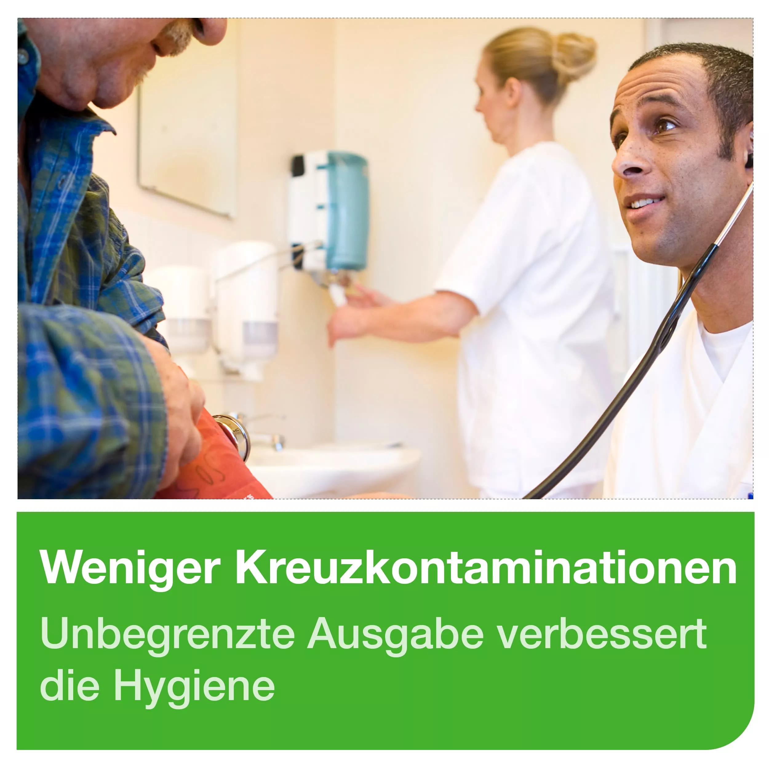 Tork Mini Innenabrollungsspender Weiß und Türkis M1, Robustes Design, Performance Linie, 658000