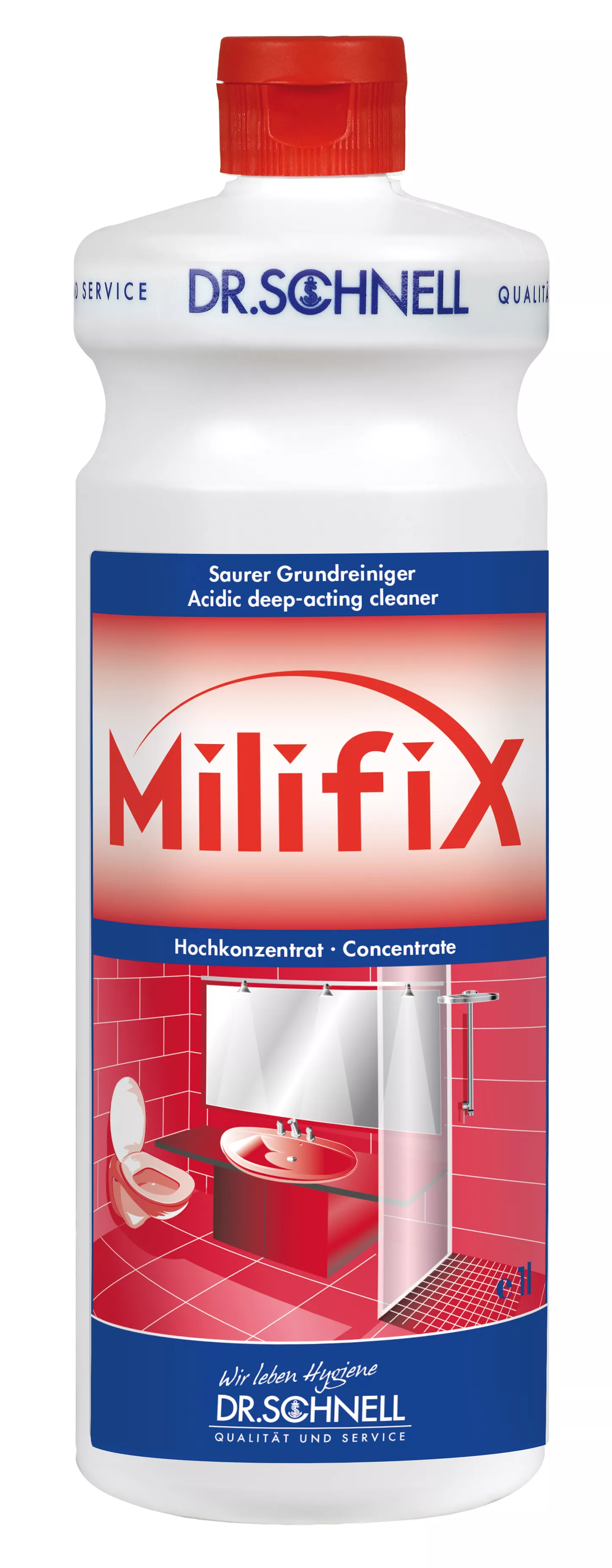 Reinigungsmittel, Säurereiniger, Milifix, Hochkonzentriert, Badezimmer
