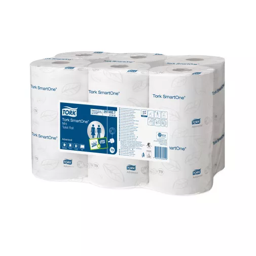 Tork SmartOne MINI Toilettenpapier - weiß - T9 (1 Karton = 12 Rollen)