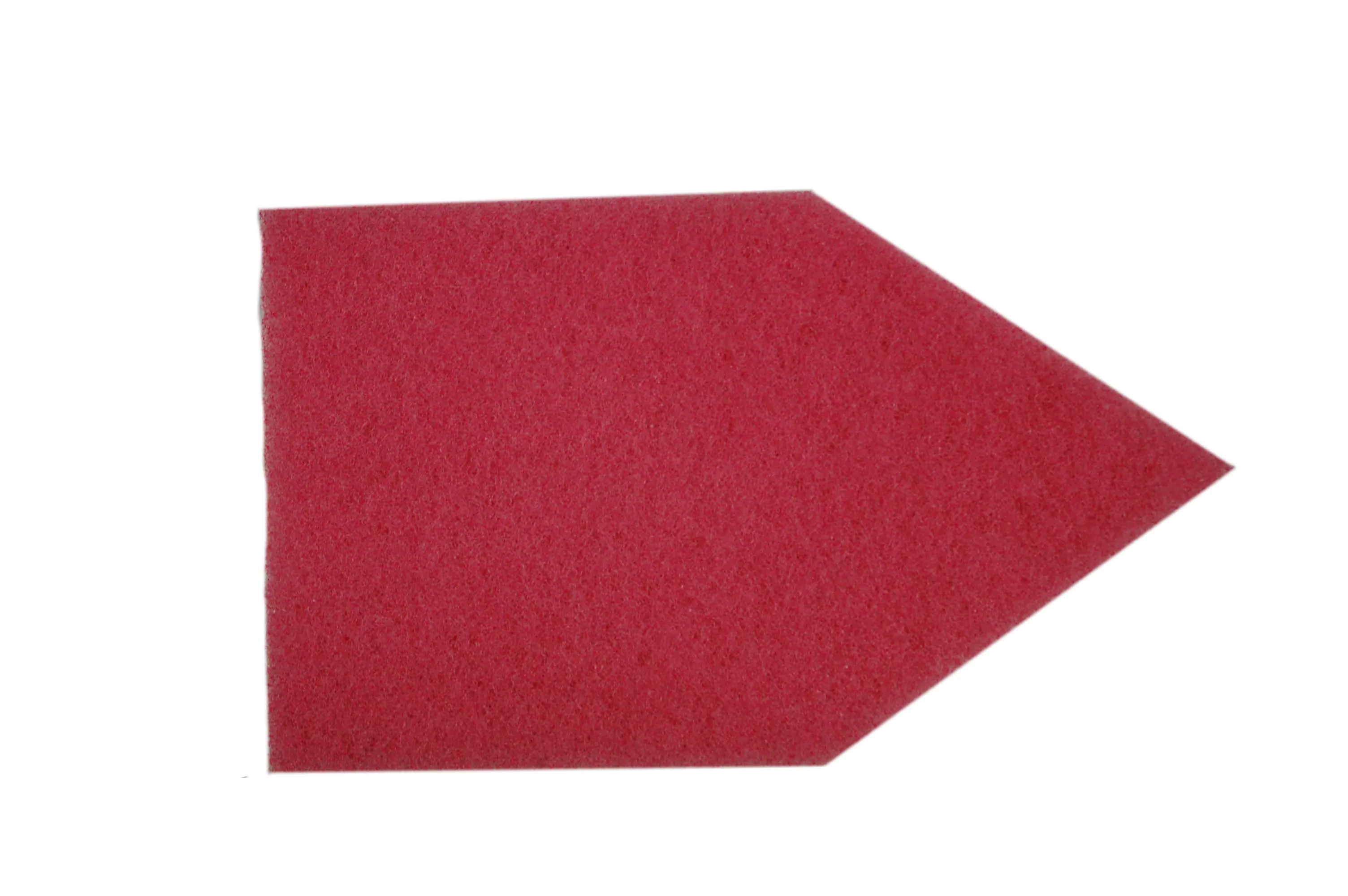 rotes Gewebe, Filz, Fliese, rosa?, Pfeilform
