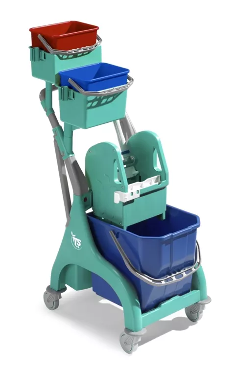 TTS Fahrwagen Nick Plus 20, mit 1x 15l und 2x4l Eimer