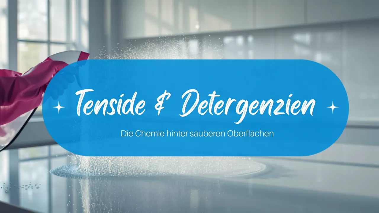Reinigungsmittel, Tenside, Detergenzien, Oberflächenreiniger, Chemie