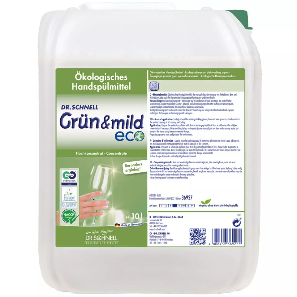 Handspülmittel, Ökologisch, Grün & mild, Konzentrate, Made in Germany