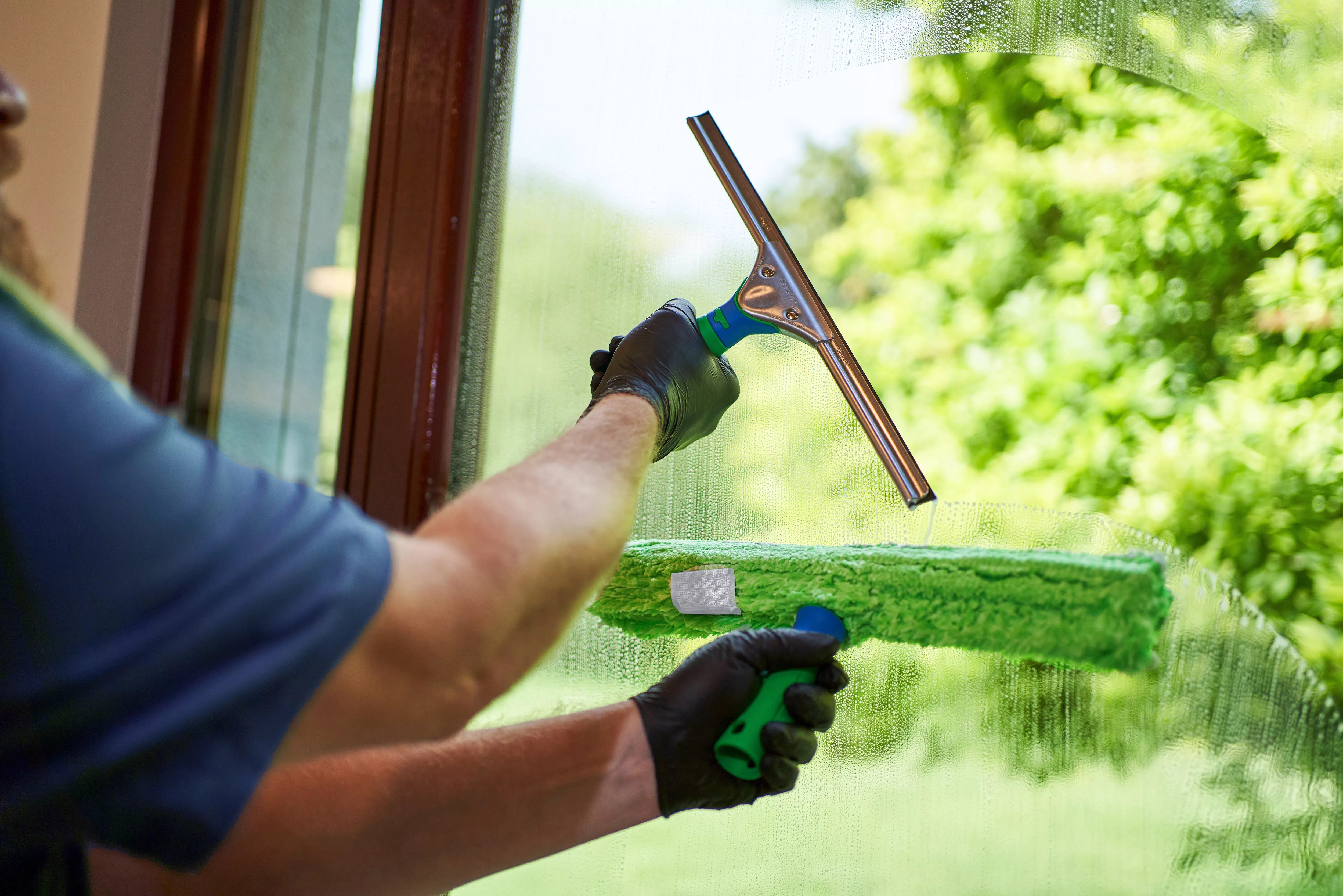 Unger Green Label Fensterreinigungs-Set GTK35 – Komplettset für professionelle Glasreinigung
