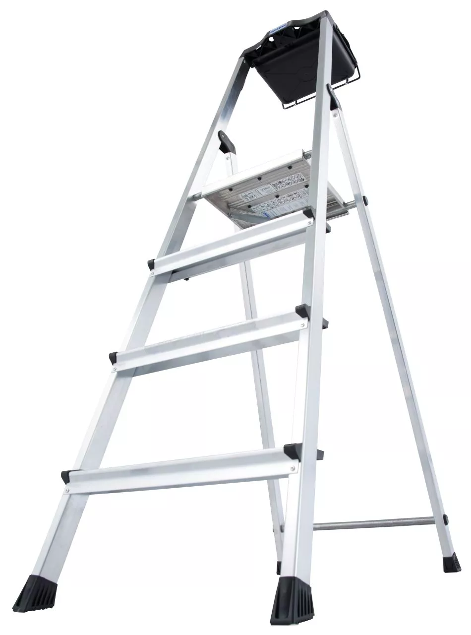 Krause Stufenstehleiter "Secury" mit Multigrip 4 Stufen
