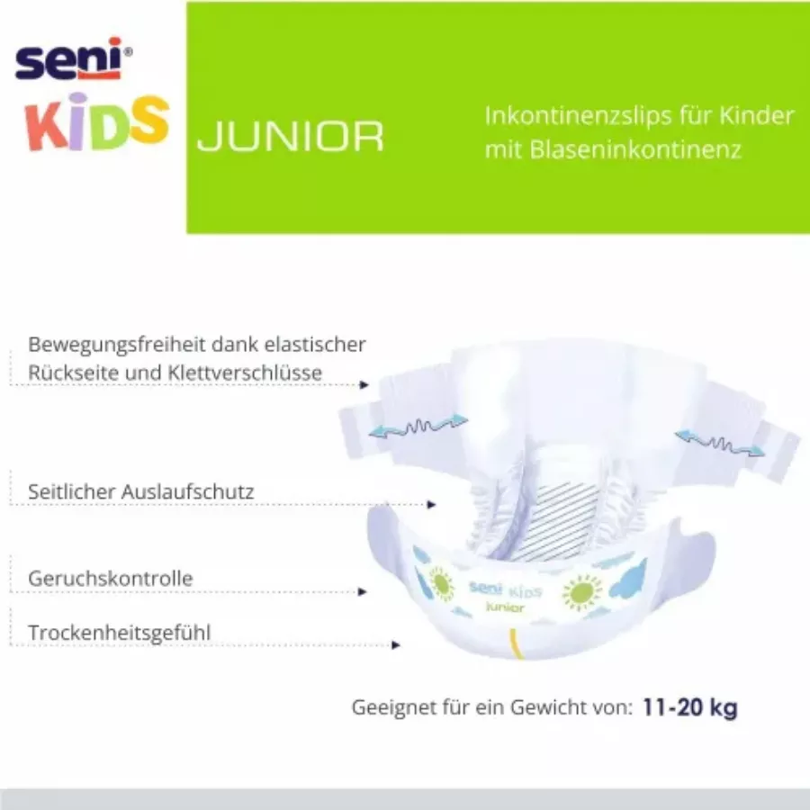 Inkontinenzslips, Junior, Kinder, Blasinincontinence, Windel