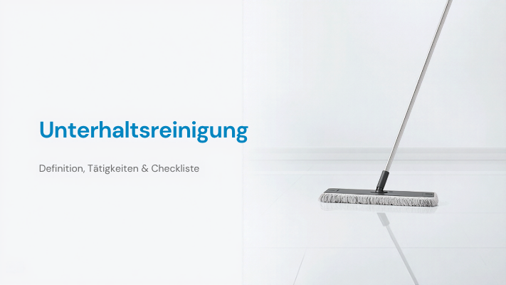 Unterhaltsreinigung, Wischmopp, Moppkopf, Bodenreinigung, Stielmopp