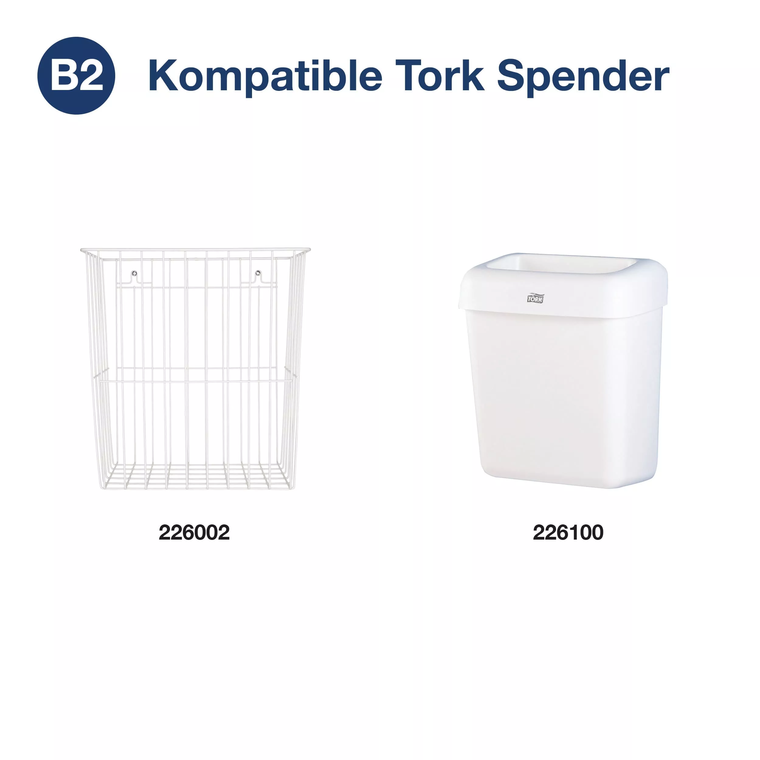 Tork 20 l Abfallsäcke Weiß B2, zu 33 % aus Recycling-Material, 10 × 100 Beutel, 204020