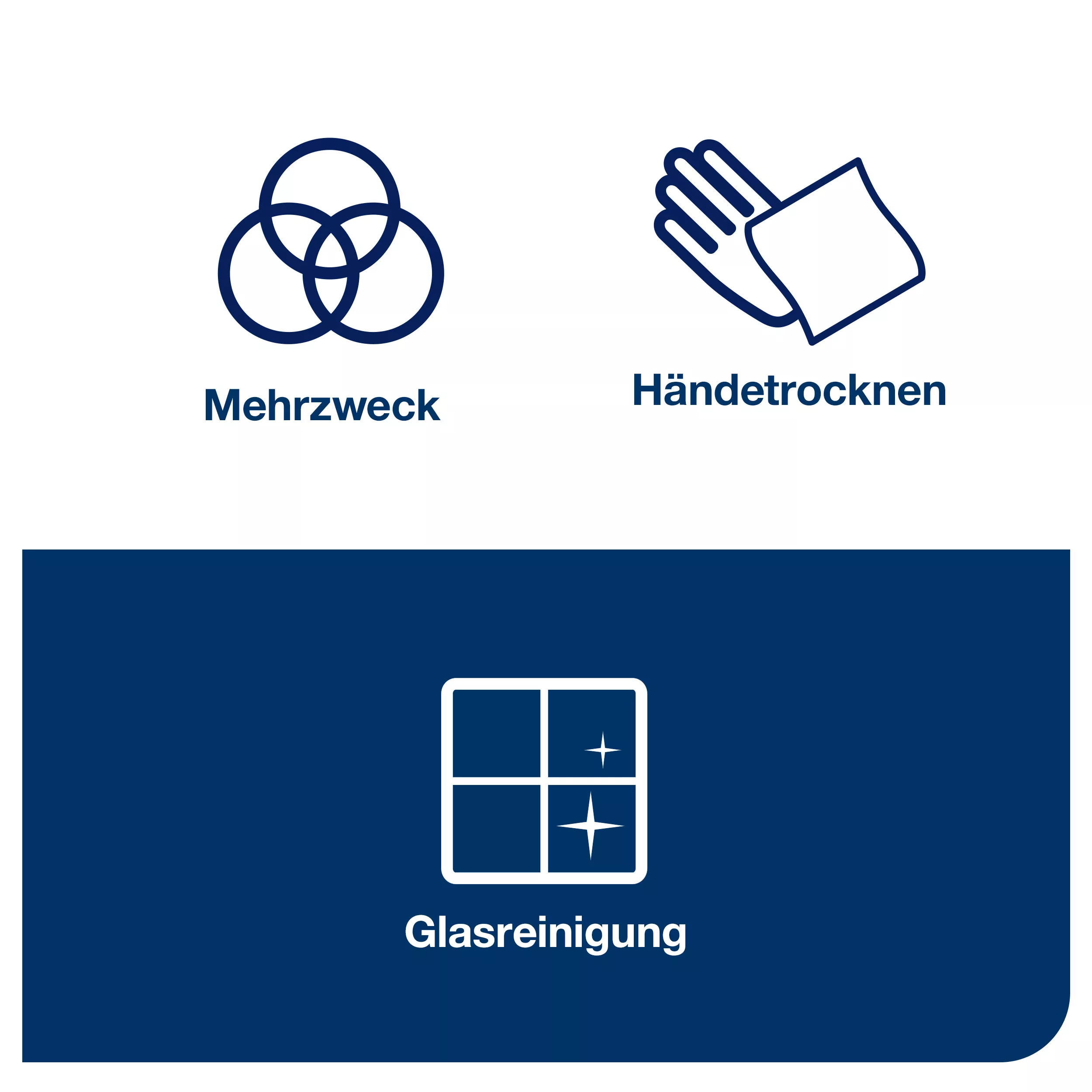 Tork Mehrzweck-Papierwischtücher Mini Innenabrollung Weiß M1, 11 Rollen, 100130