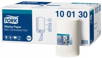 Tork Mehrzweck Papierwischtücher - 1 lagig - weiß - MINI - Innenabrollung - M1