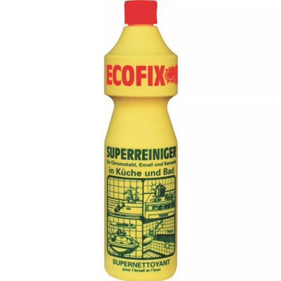 Reiniger, Küchenreinigung, Keramik, Flaschenform, Gelb