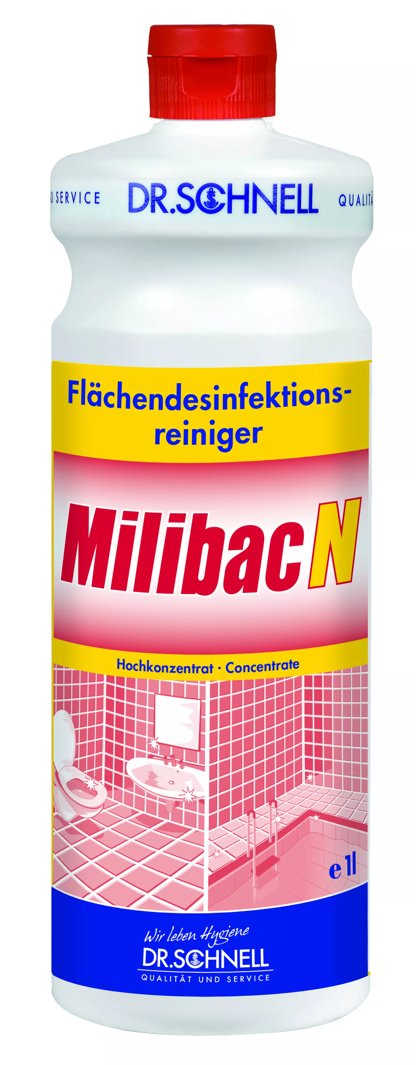 Desinfektionsreiniger, Flächendesinfektion, MilibacN, Hochkonzentrat, Badezimmer Reinigung