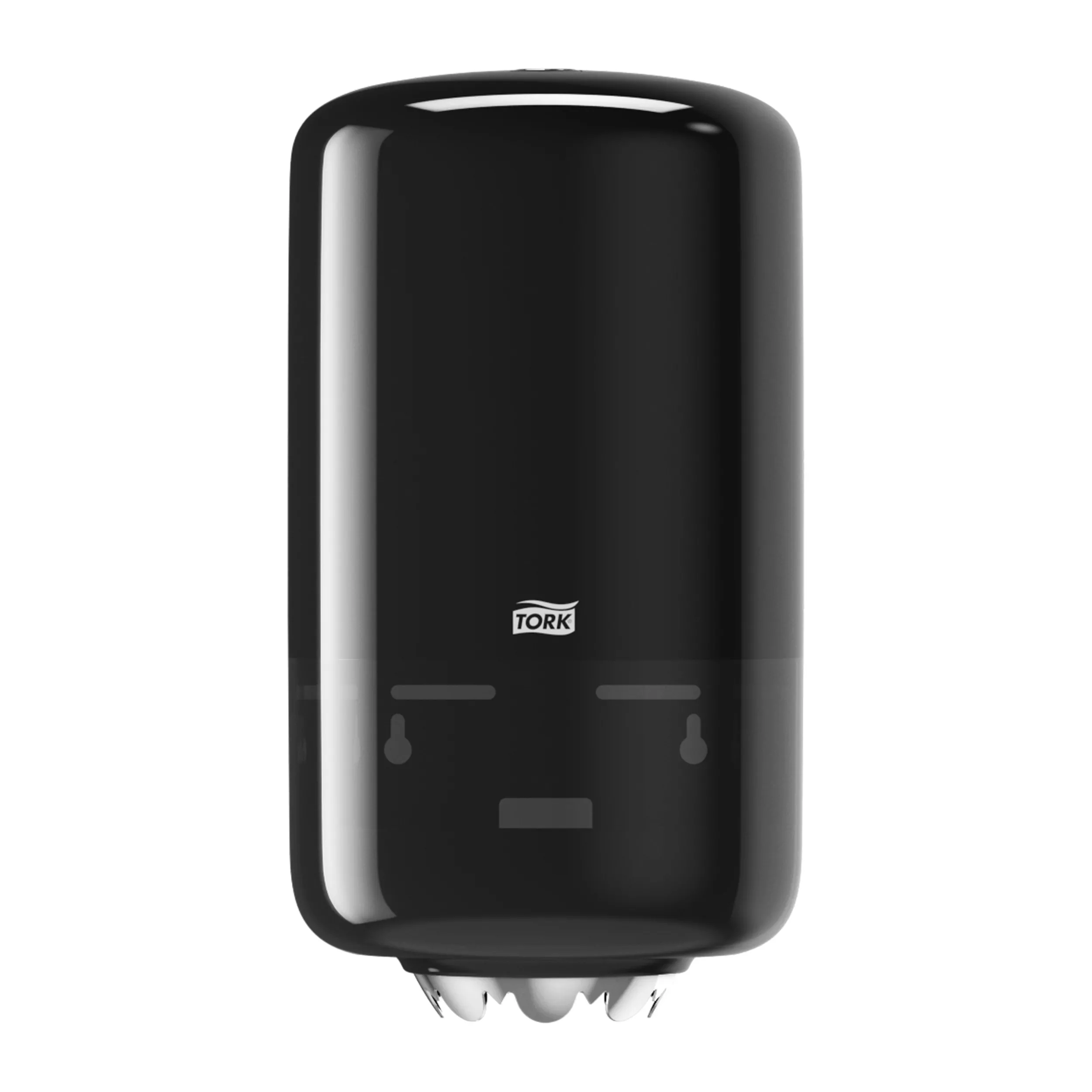 Tork Mini Innenabrollungsspender Schwarz M1, Einhändige Bedienung, Elevation Linie, 558008