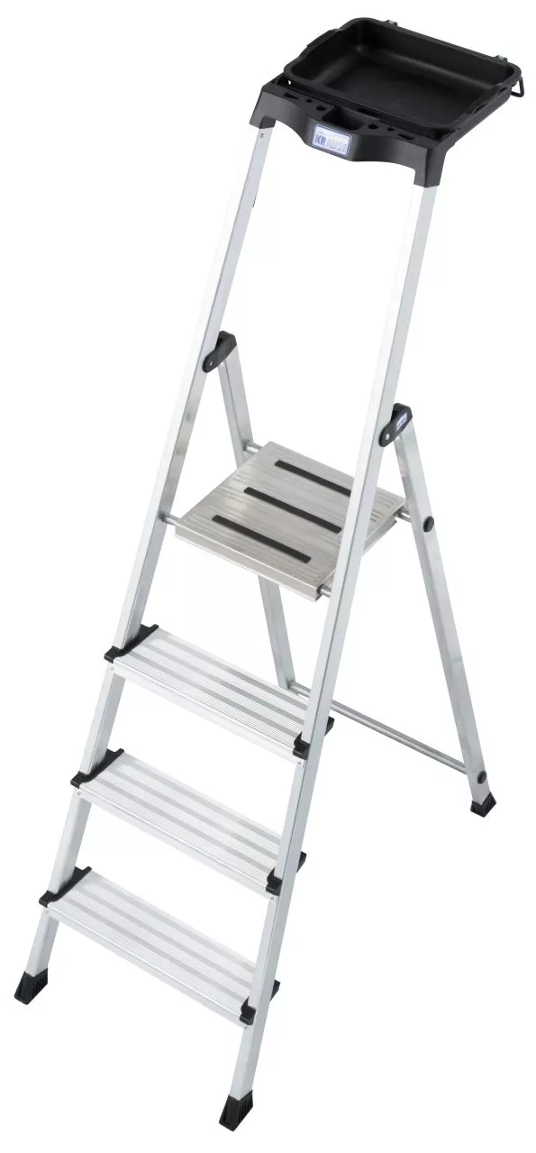 Krause Stufenstehleiter "Secury" mit Multigrip 4 Stufen