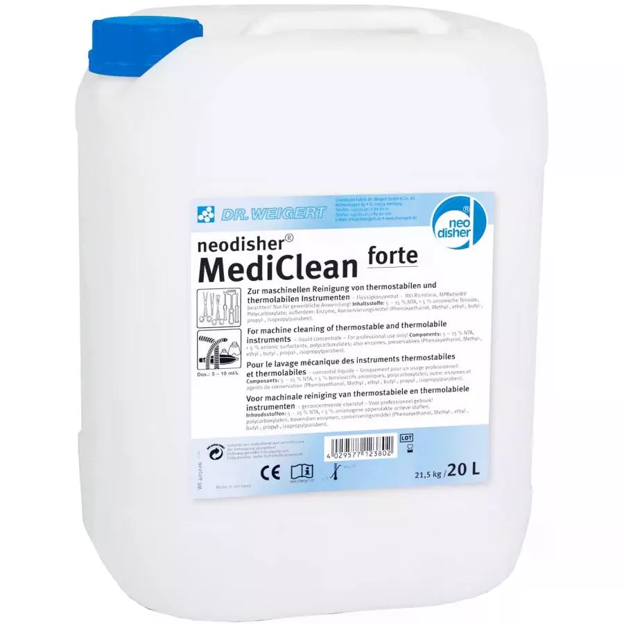 Reinigungsmittel, MediClean Forte, Maschine Reinigung, Thermostabile Reinigung, Konzentrat