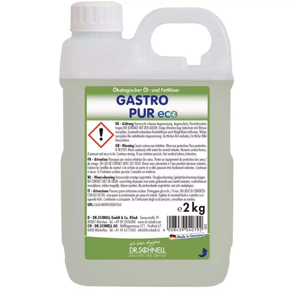 Öl, Fettlöser, Gastro Pur eco, 2 kg, Made in Germany