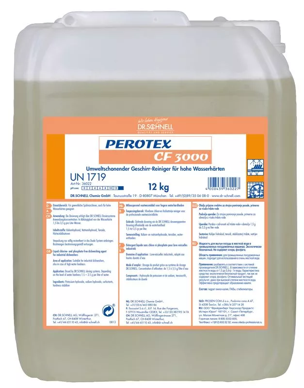 reinigungsmittel, Geschirrreiniger, Hochtemperatur, 12 kg, Perotex CF3000