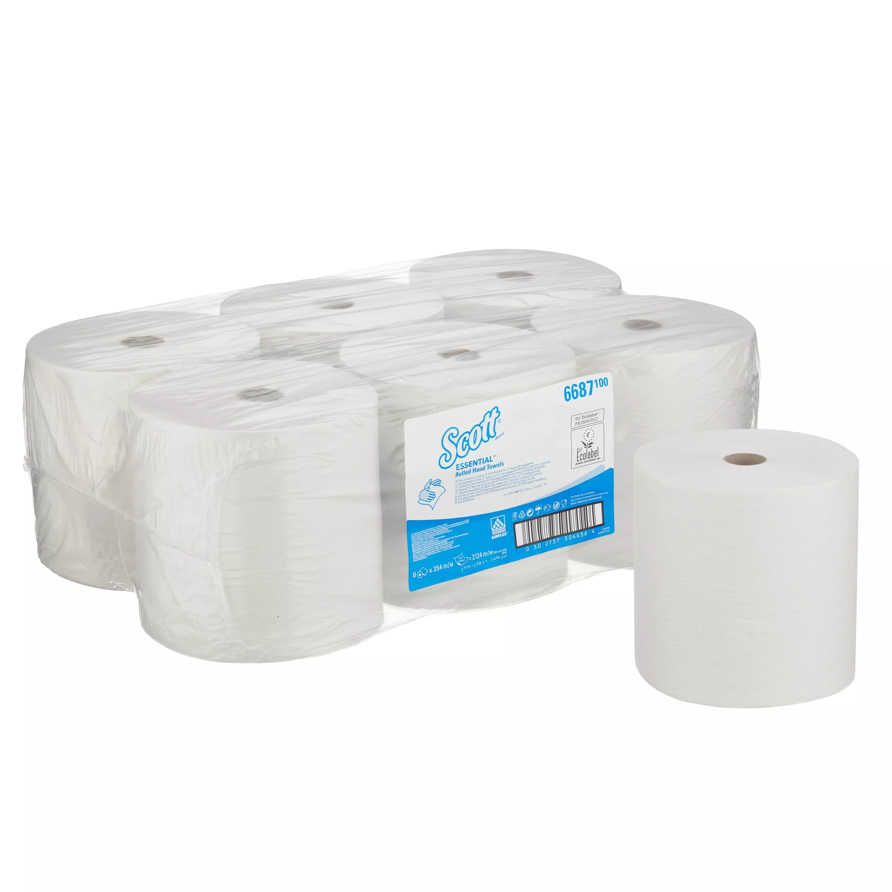 Küchenrolle, Papiertücher, Rollentücher, Weiß, Großpackung