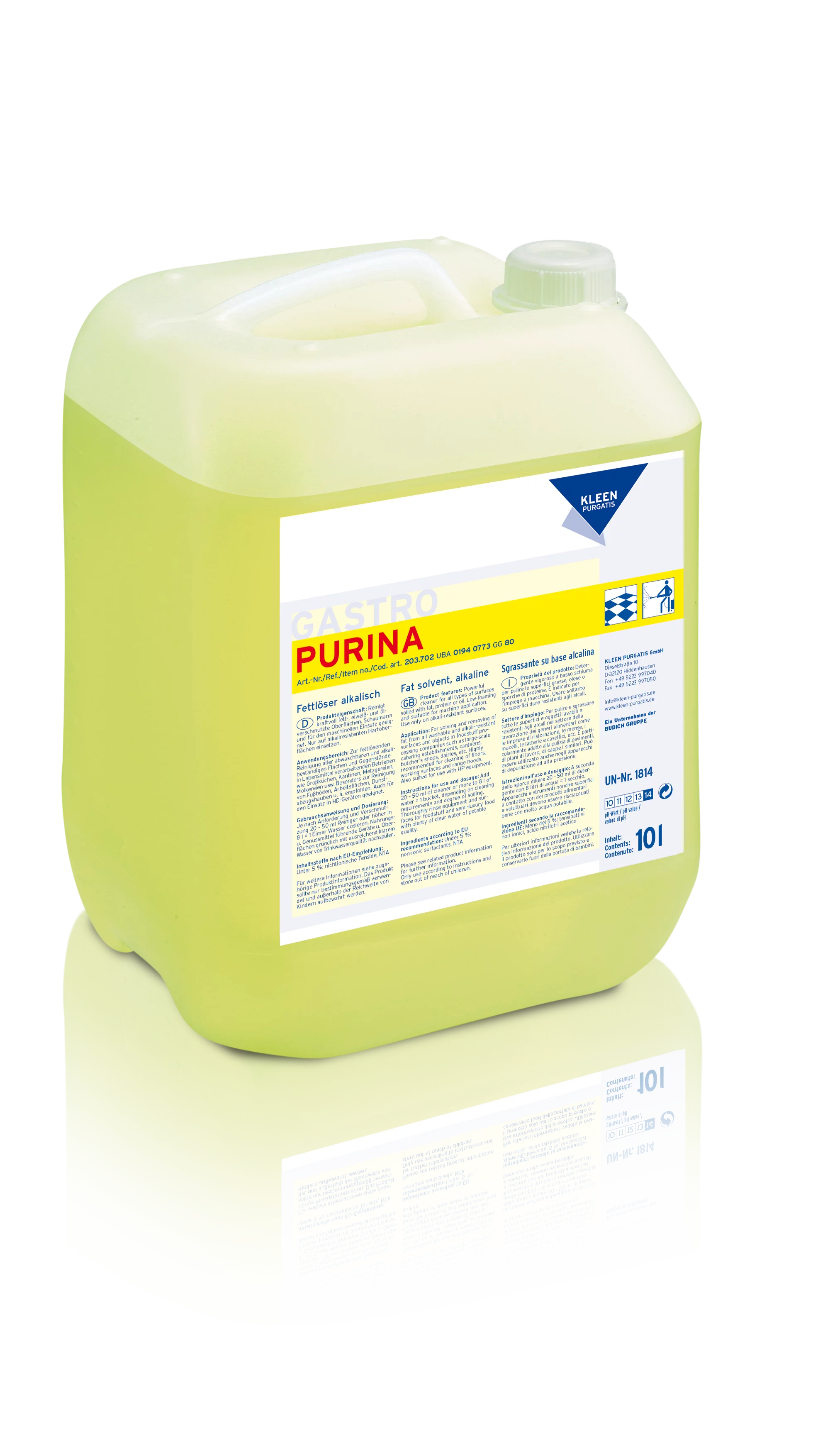 Kleen Purgatis Purina 10l Kanister