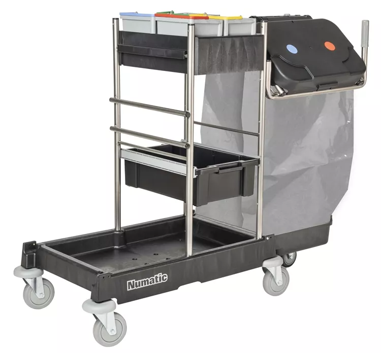 Numatic Reinigungswagen ServoMatic SM1705-240VA Black (Edelstahl)
