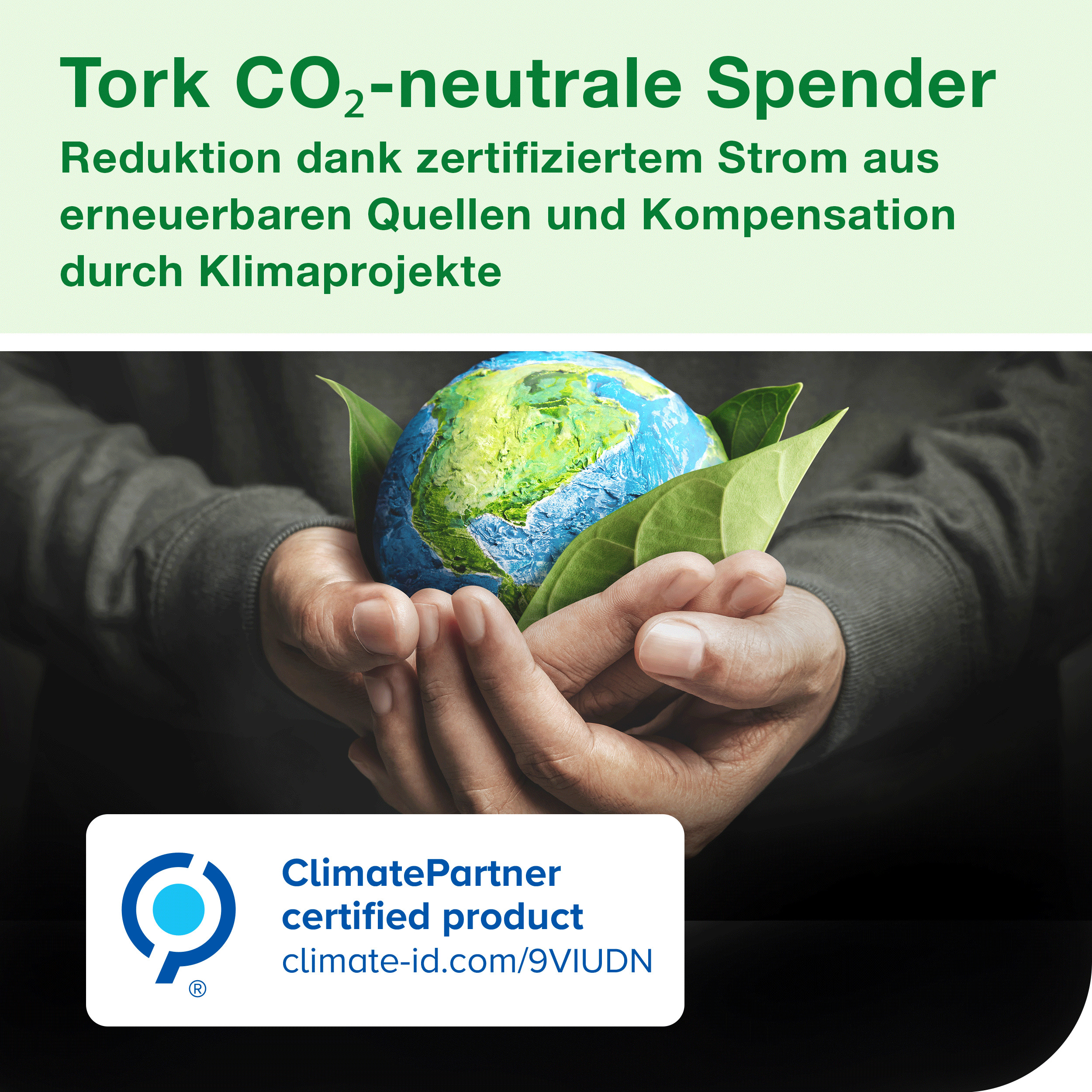 Tork PeakServe® Mini-Spender für Endlos™ Papierhandtücher in Schwarz H5 Hohe Kapazität Elevation-Design 552558
