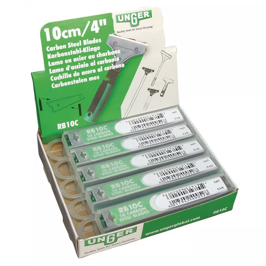 Unger Ersatzklingen 10 cm (1 Stück=Pack a 10 Stck.) - RB100