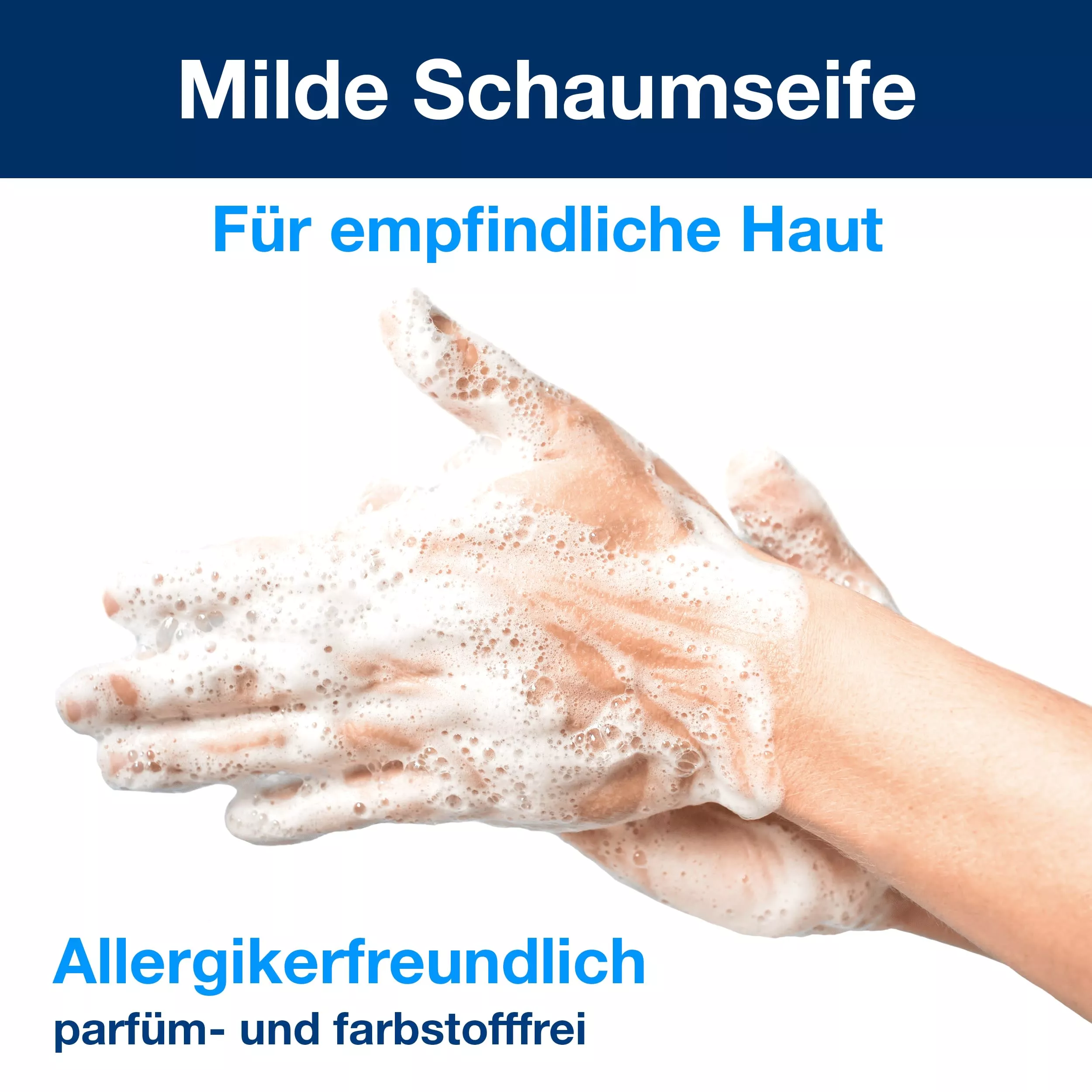 Tork Sensitive Hand Schaumseife S4, dermatologisch getestet, 6 × 1.000 ml, 520701