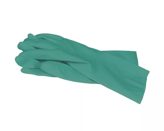 Ampri Chemikalienschutzhandschuh Clean Expert grün Nitril Gr. L (9)