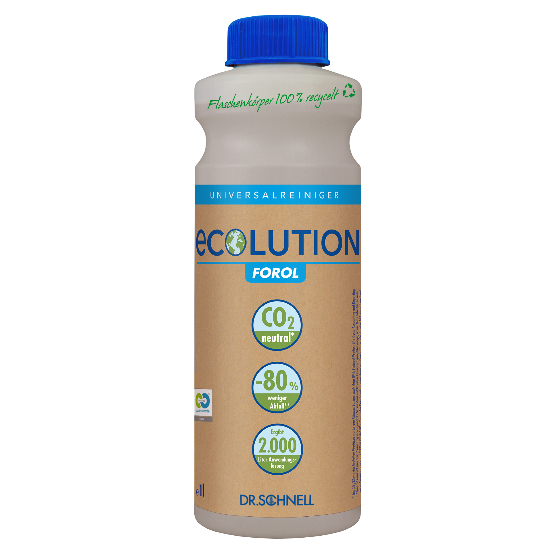 Dr. Schnell Ecolution Forol Ultrahochkonzentrat – 1L Flasche | Cleanclub
