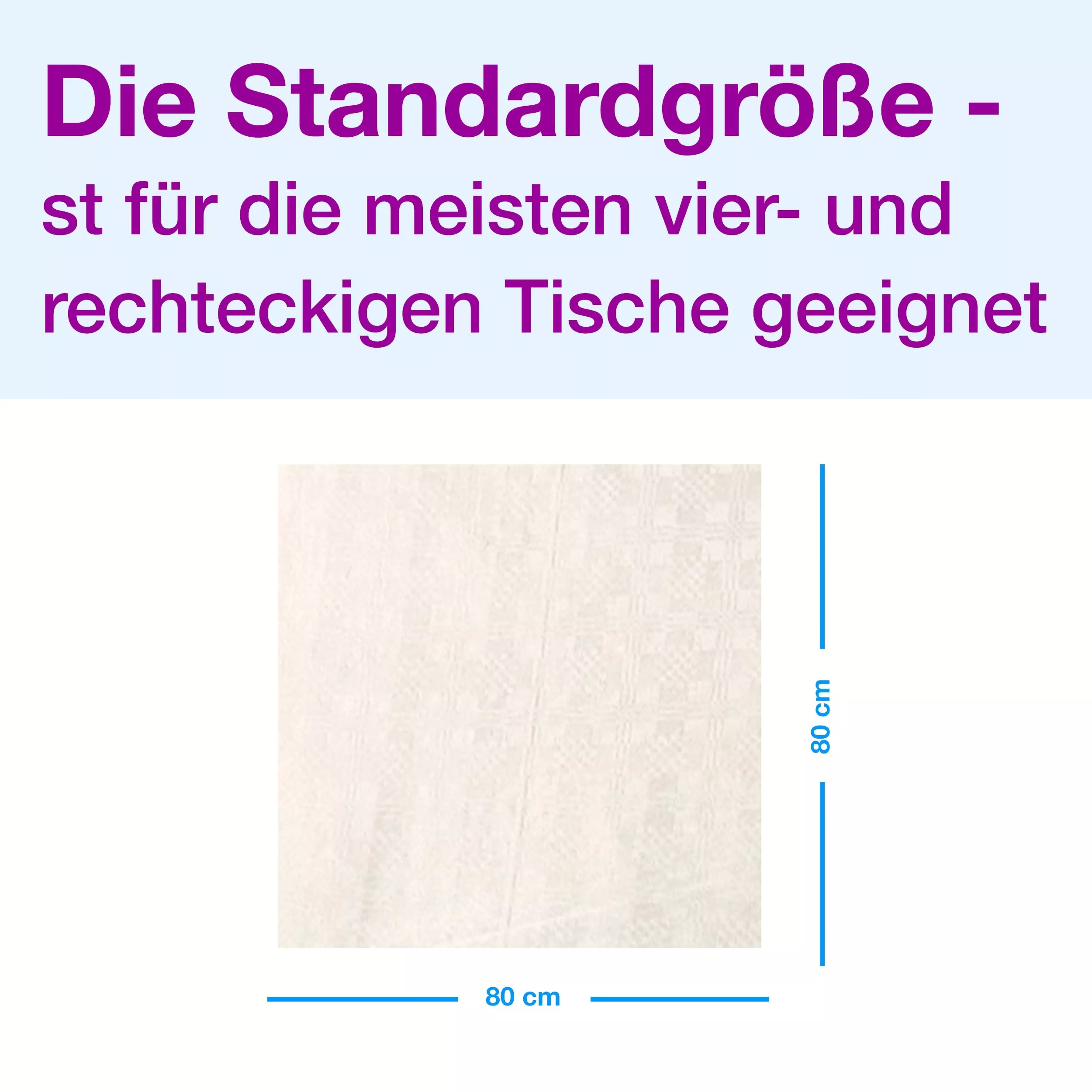 Tork Damask Papier Mitteldecke Weiß, geprägt, 1 × 250 Mitteldecken, 474057
