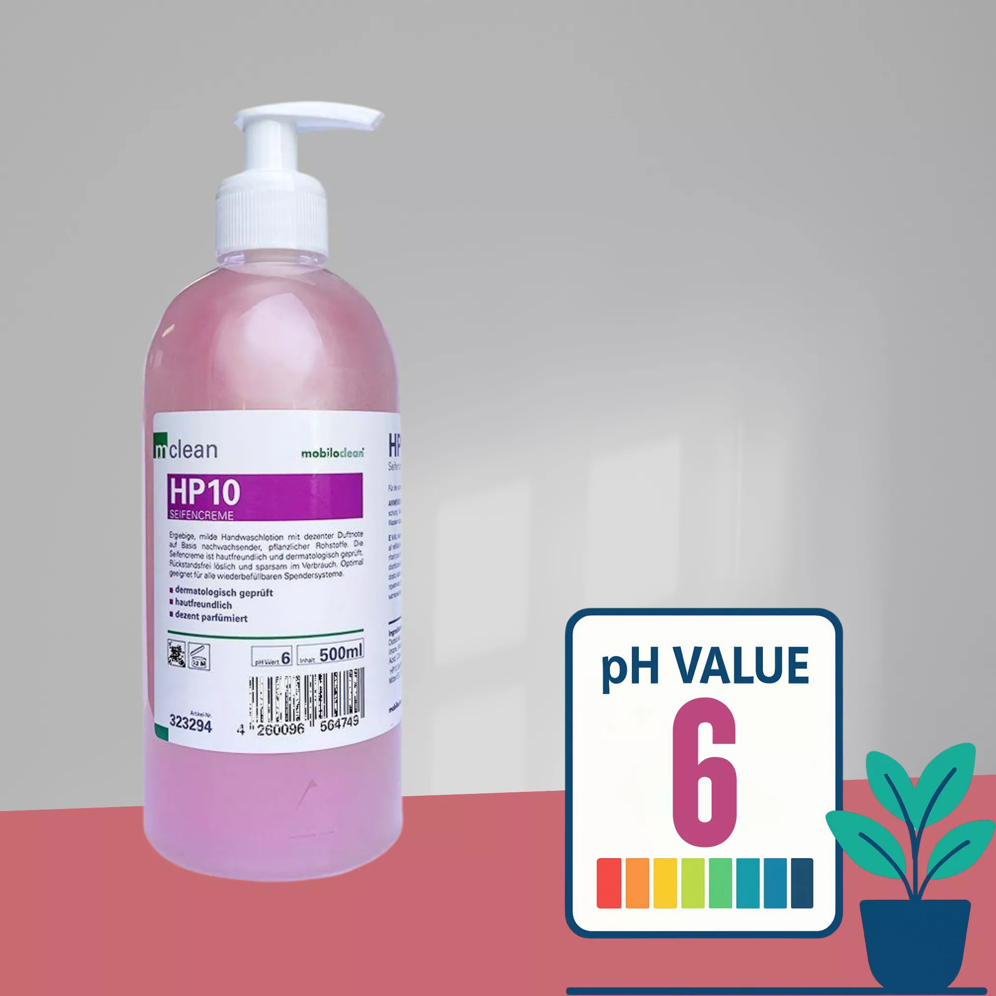 mclean HP10 Seifencreme 500 ml – Karton mit 15 Dispenserflaschen