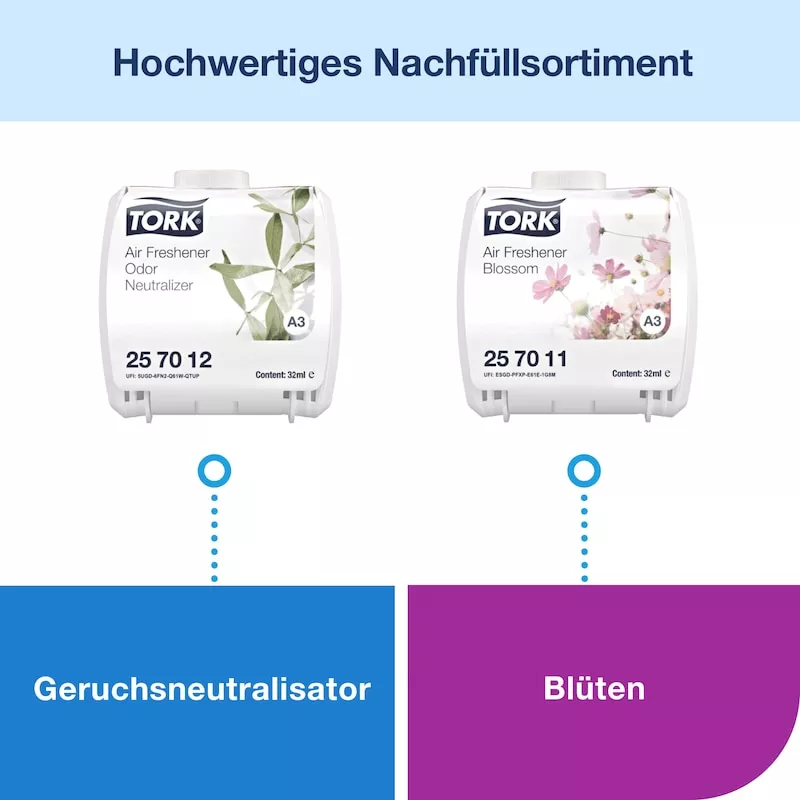 Tork Spender für kontinuierlichen Lufterfrischer A3 schwarz
