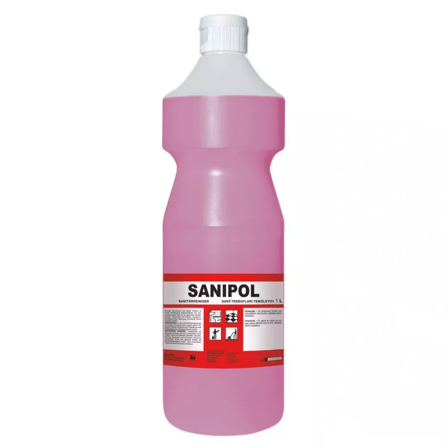 Reinigungsmittel, Flasche, Putzmittel, pink, Etikett