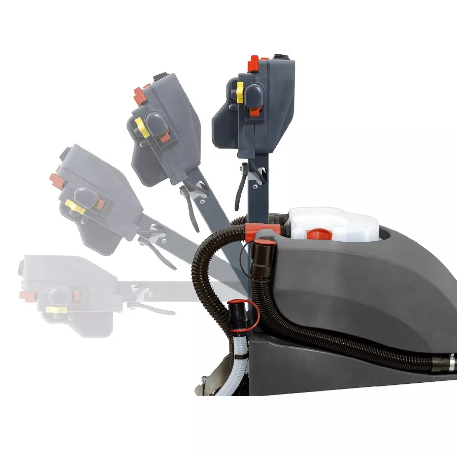 Numatic Batterie-Scheuersaugmaschine TTB3045NX-R mit Ten-Tec Bürste (Set mit AKKU)
