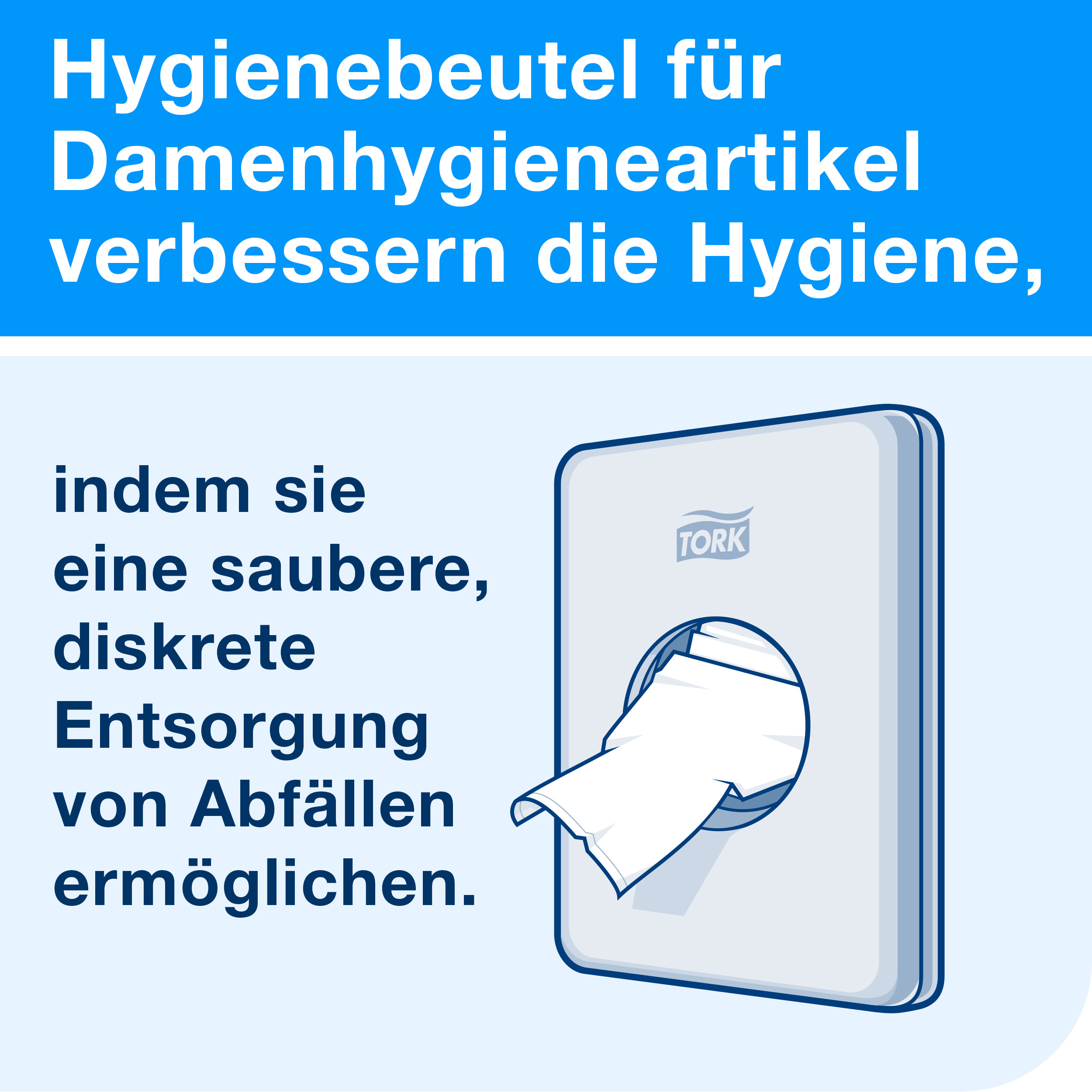 Tork Spender für Hygienebeutel Schwarz B5, einfache Reinigung, Elevation Design, 566008