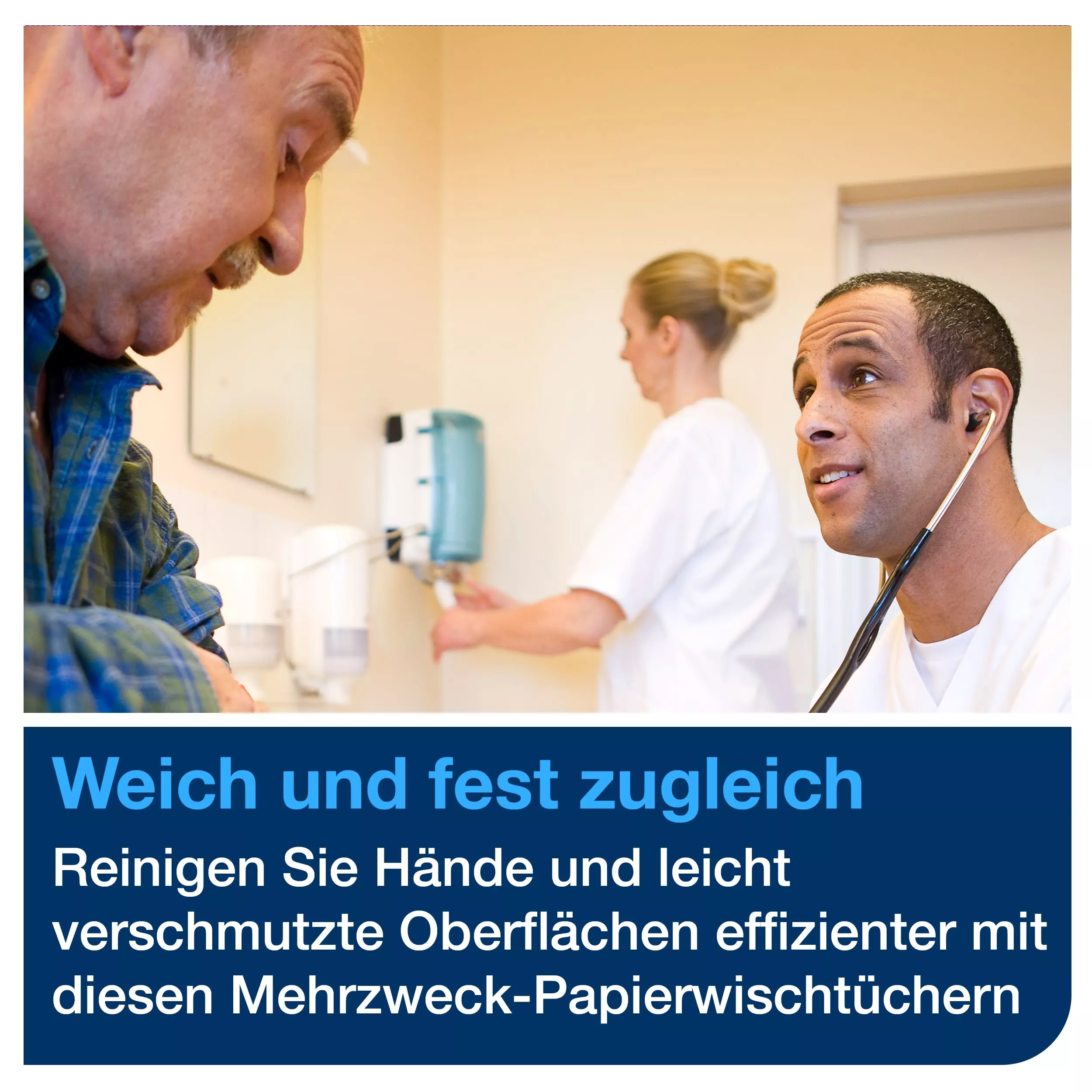 Tork Mehrzweck-Papierwischtücher Mini Innenabrollung Weiß M1, 11 Rollen, 100130