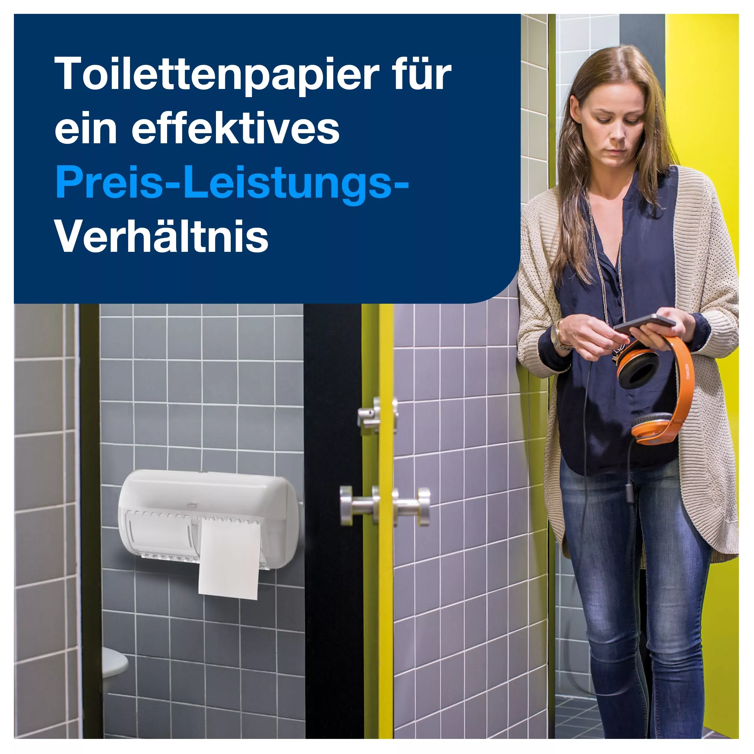 Tork Spender für Toilettenpapier Weiß T4, Kompakt, Elevation Design, 557000