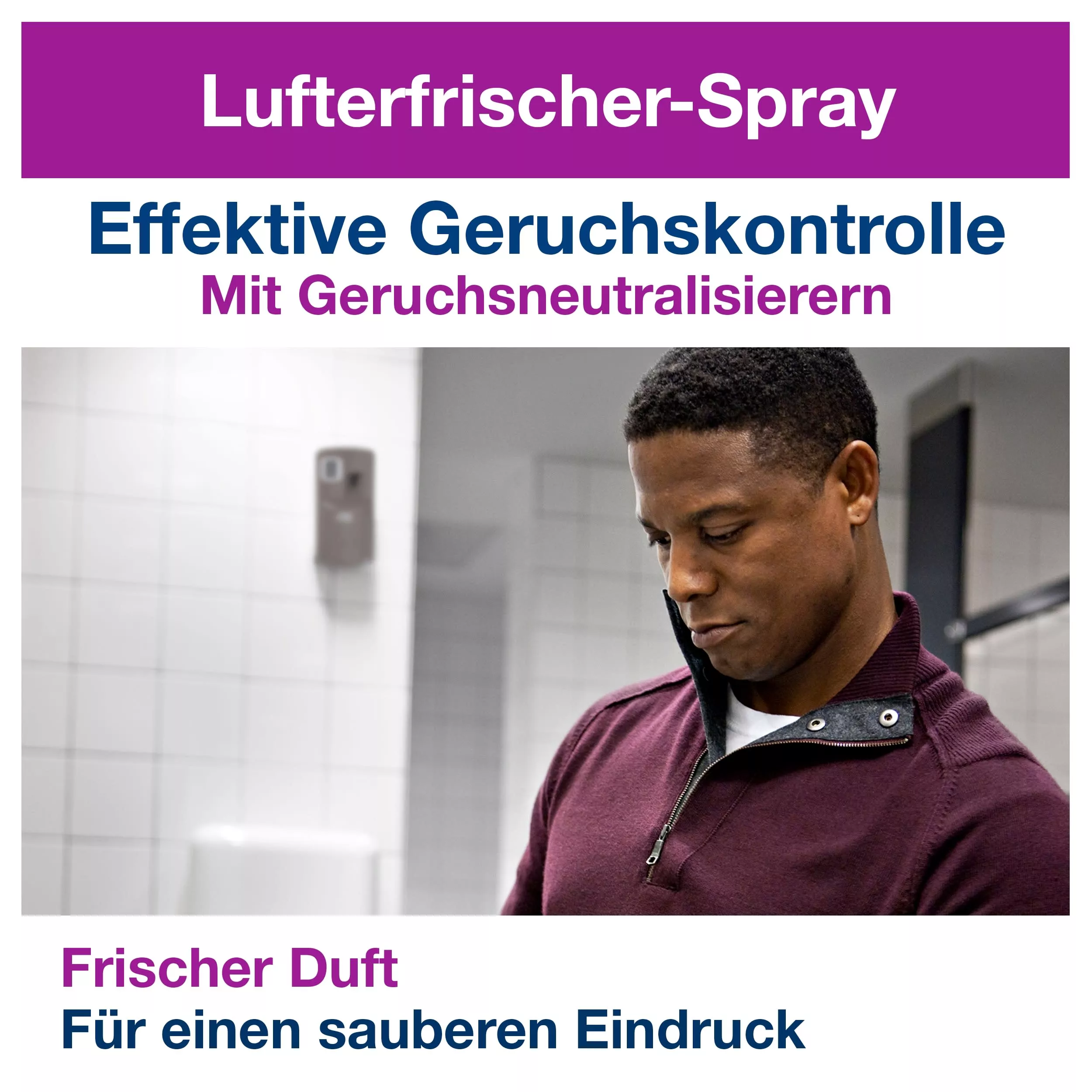 Tork Spender für Lufterfrischer Sprays Weiß A1, Schnelle Nachfüllung, Elevation Linie