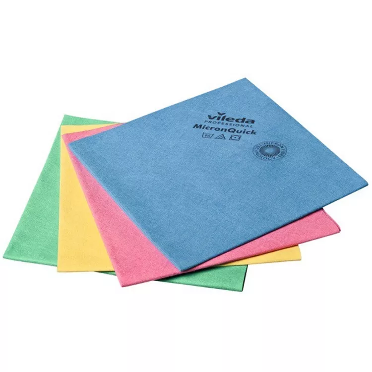 Vileda MicronQuick - Hochleistungsmicrofasertuch blau 40x38cm (VE=5 Stück)