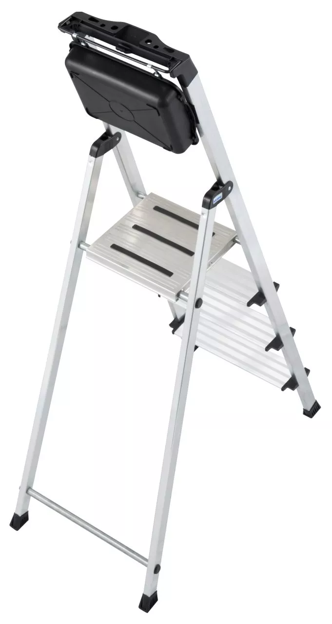 Krause Stufenstehleiter "Secury" mit Multigrip 4 Stufen