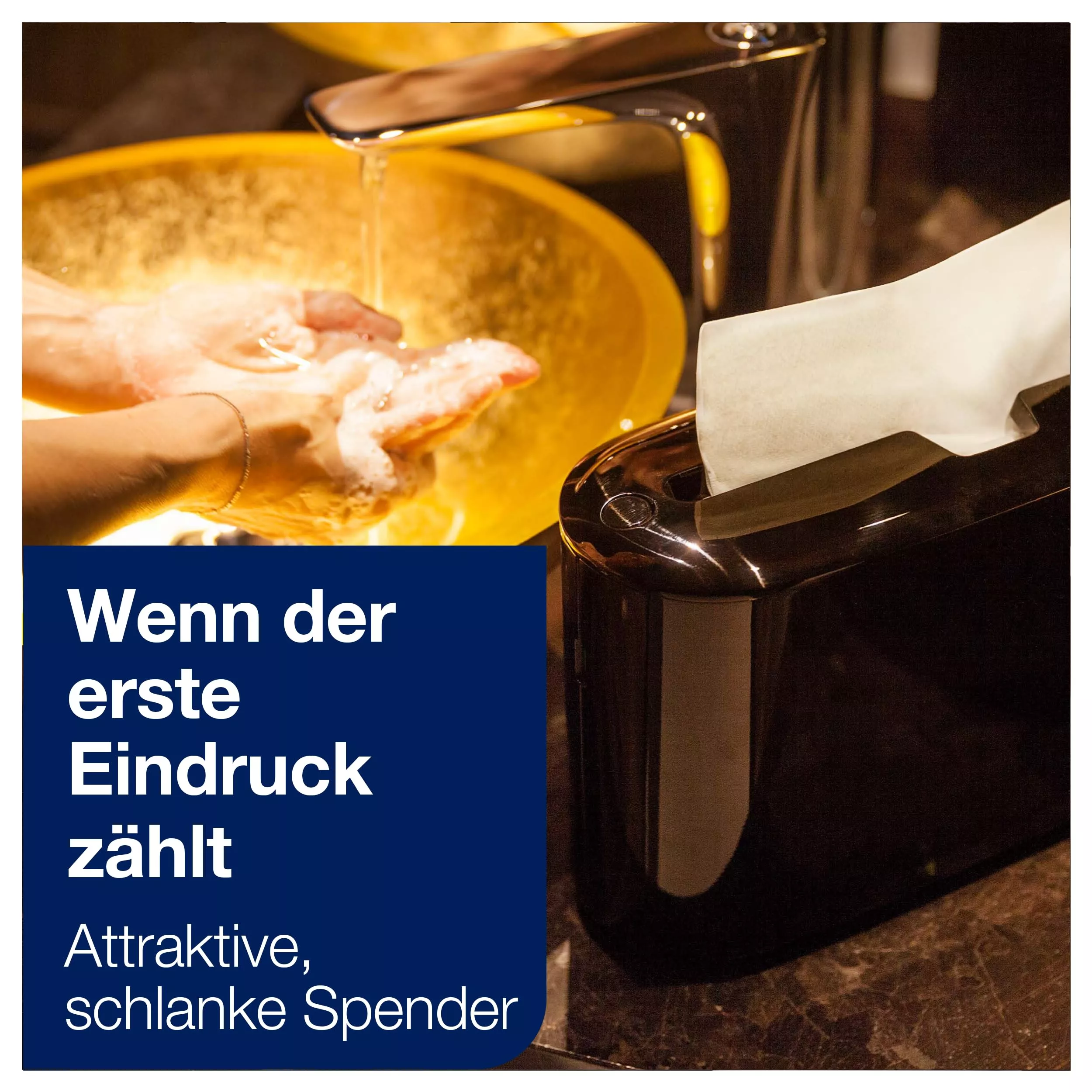 Tork Xpress® Tischspender für Multifold-Handtücher Schwarz H2, Einzeltuchentnahme, Elevation Design, 552208
