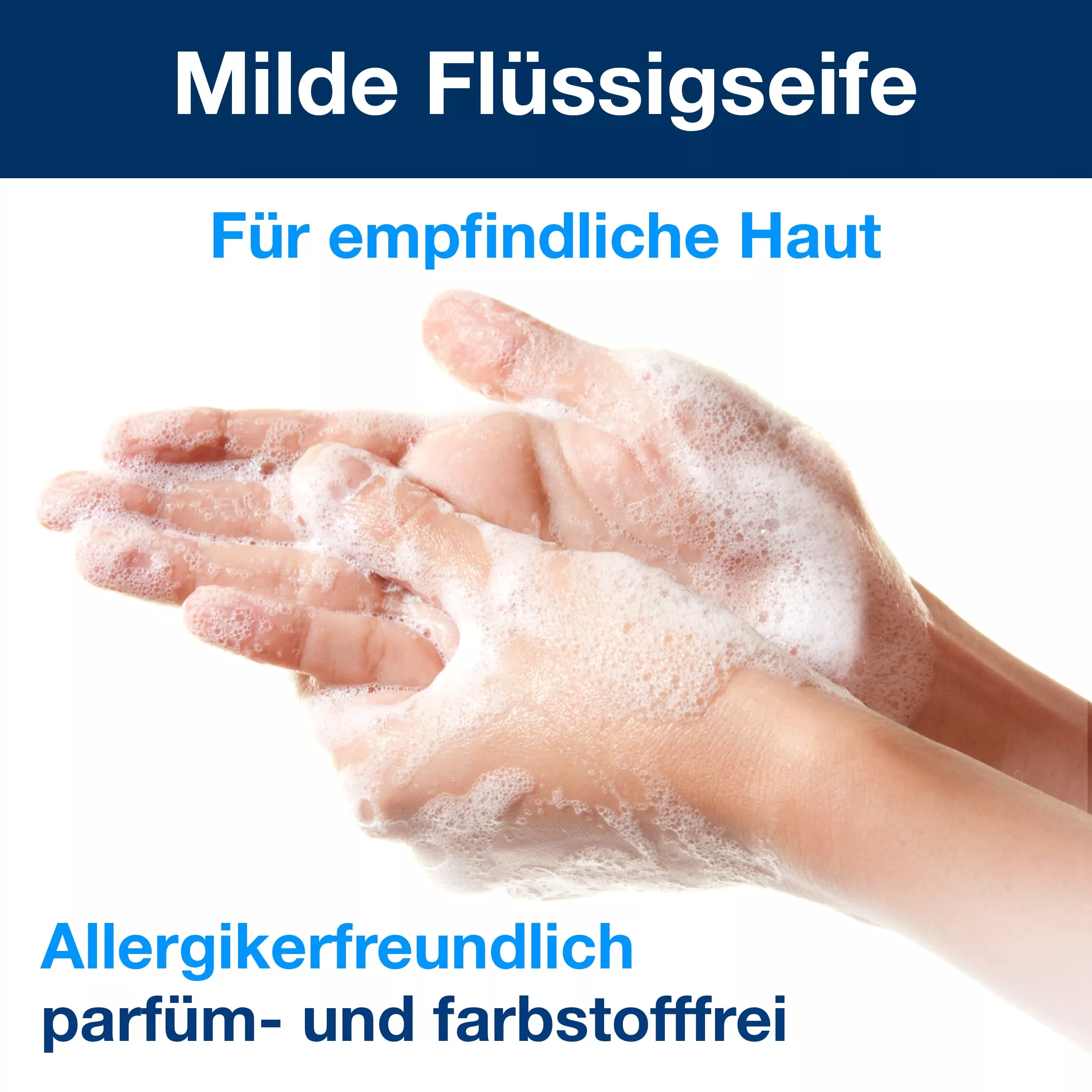 Tork Sensitive Flüssigseife S4, dermatologisch getestet, 6 × 1.000 ml, 424701