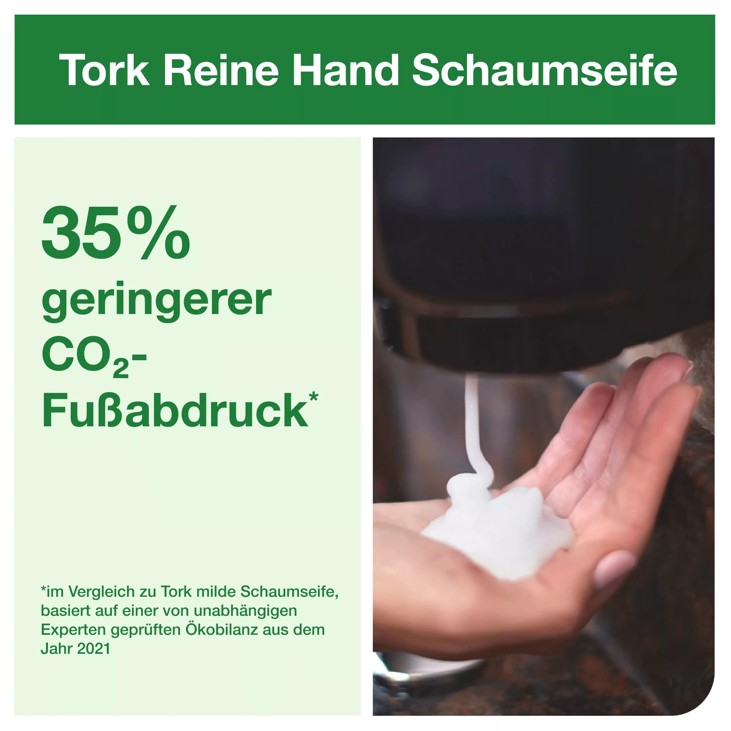 Tork reine Schaumseife, nachhaltige Formel, 6 × 1.000 ml, 520201